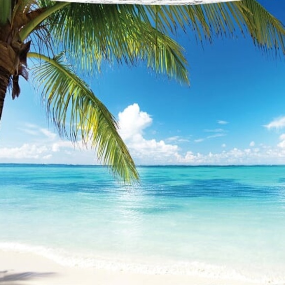 Tapestry Coconut Tree Beach Wall Hanging Backdrop - Picture 2 of 4